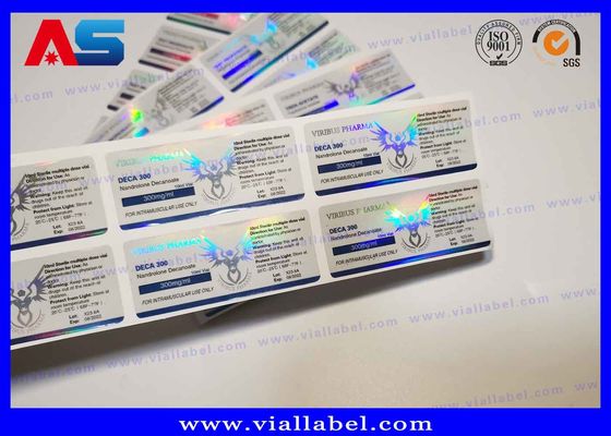 Impression d'étiquettes de peptide propionate pour flacons de 2 ml