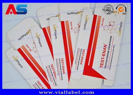 Emballage en bouteille en papier de 300 g Pour 2 ml de peptides Emballage en verre Vial pharmaceutique