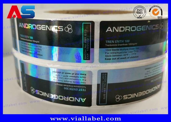Labels stéroïdes de bouteille d'hologramme de laser