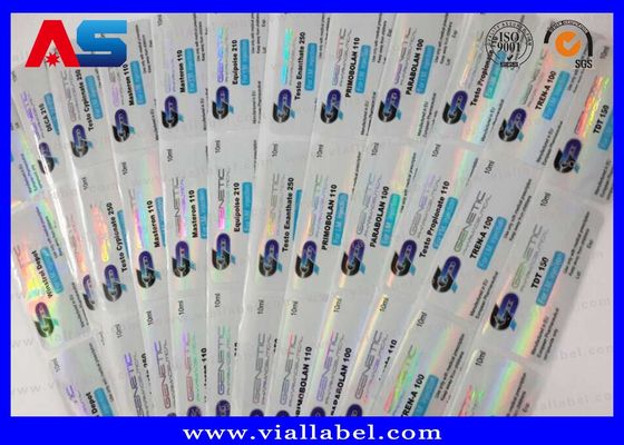 Labels stéroïdes de bouteille d'hologramme de laser