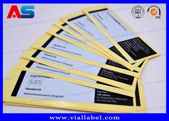 Étiquettes d'impression d'étiquettes adhésives transparentes pour boîtes avec logo personnalisé pour emballage de flacons de pharmacie