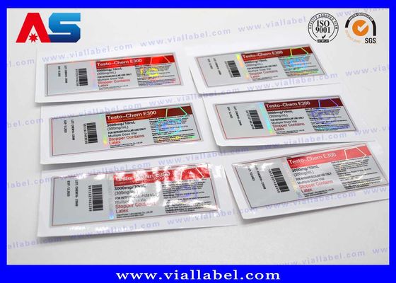Hologramme pharmaceutique HCG Vial en verre injectable Étiquettes pour les étiquettes d'autocollants d'emballage peptidique