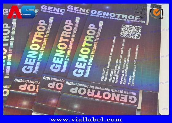 Impression holographique personnalisée 2 ml Vial Boîtes de stockage de peptides BPC avec plateau en plastique de 10 x 2 ml