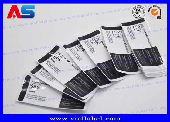 La fiole en verre des peptides adhésifs BPC marque l'impression des étiquettes de bouteille de pharmacie de la fiole 2ml/de la fiole 10ml