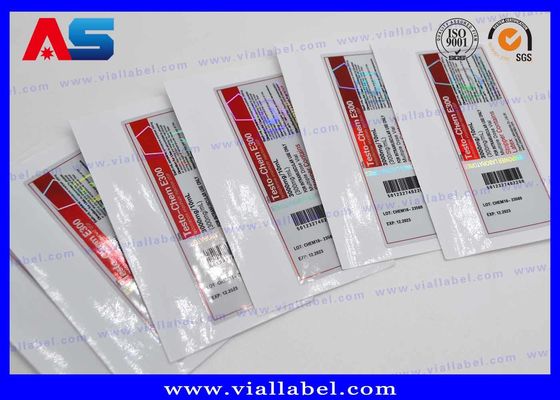 La fiole 10ml faite sur commande marque l'hologramme