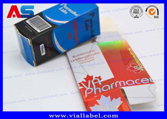 Hologramme papier Anavar Peptide médical par voie orale Boîte d'emballage étiquettes de bouteille 10 ml boîtes