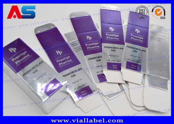 Impression en CMYK Peptide injectable 10 ml Bouteilles et étiquettes