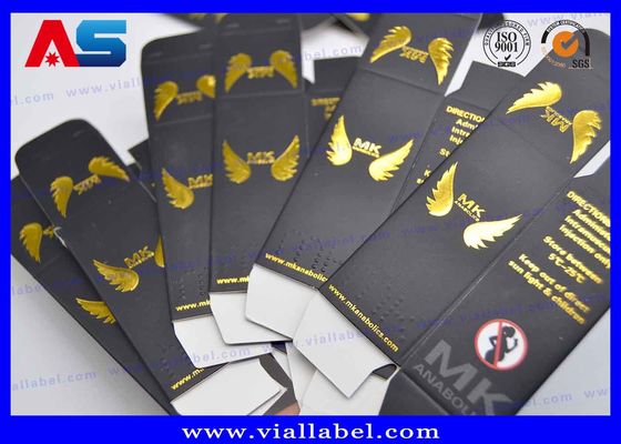 Boîte d'emballage pharmaceutique à imprimer en feuille d'or SGS