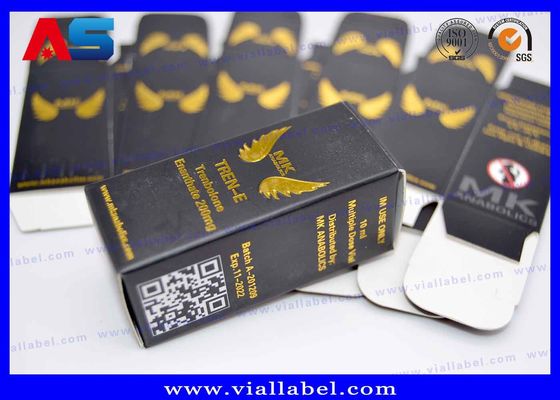 Boîte d'emballage pharmaceutique à imprimer en feuille d'or SGS