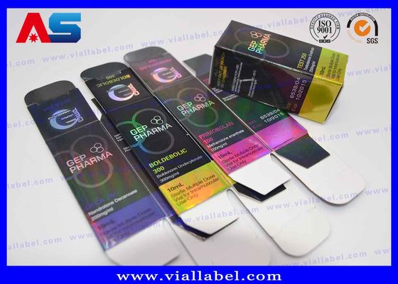 Hologramme papier Anavar Peptide médical par voie orale Boîte d'emballage étiquettes de bouteille 10 ml boîtes