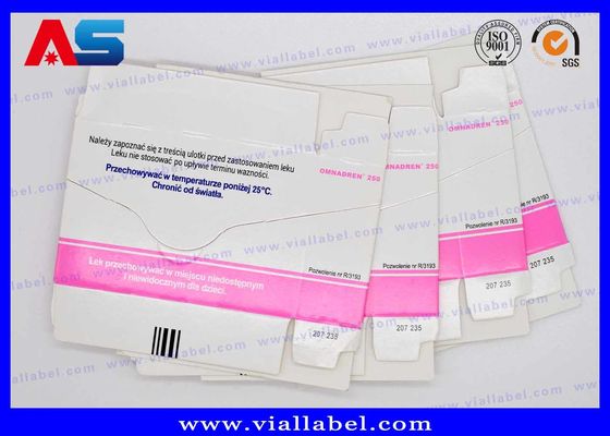 boîte 350g de empaquetage pharmaceutique de papier pour l'ampoule de 2ml 1ml HCG