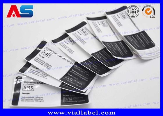 La fiole en verre des peptides adhésifs BPC marque l'impression des étiquettes de bouteille de pharmacie de la fiole 2ml/de la fiole 10ml