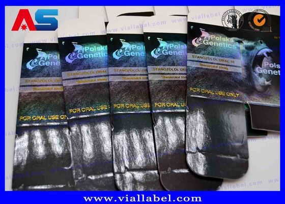 Petites boîtes de rangement Impression au laser Pharmaceutique Boîtes sur mesure Emballage pour bouteilles de 10 ml