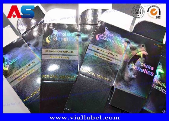 boîtes pharmaceutiques personnalisées Impression en feuille d' or Boîte de bouteille gouttelette en relief de 20 ml