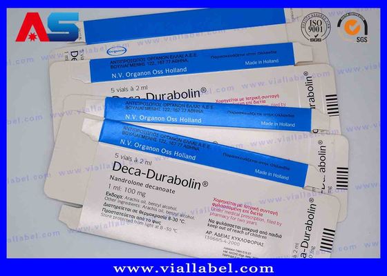 Emballage anti-contrefaçon du peptide d'impression 2 ml Vial Boîtes d'huile d'énanthate boîtes d'emballage