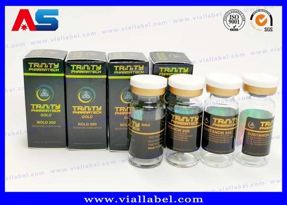 CMYK imprimant 10ml Vial Labels For Glass Medicine fait sur commande met en bouteille