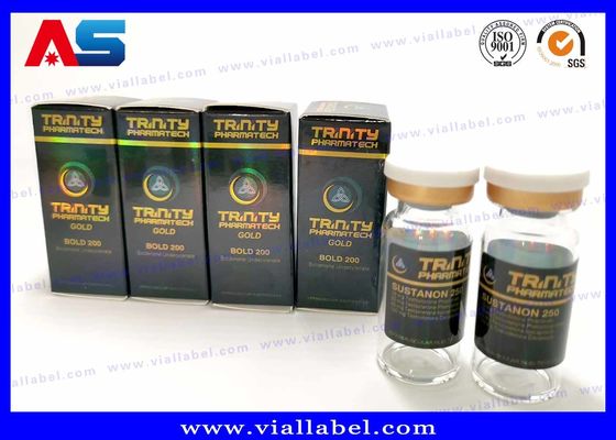 SFDA Vials en verre minuscules stériles 2 - 30 ml avec étiquette en papier pharmaceutique et boîte avec Blister