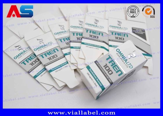 Impression sur papier en fiole de 10 ml En carton argenté Pour les pharmacies