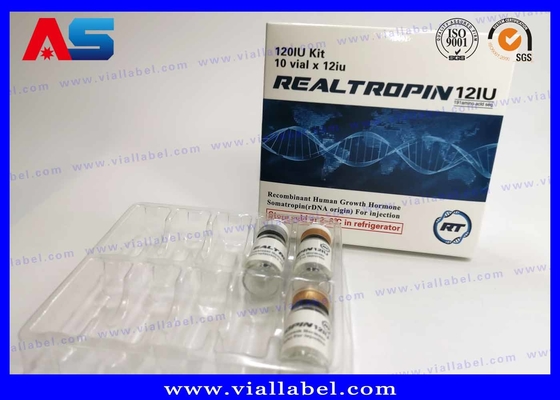 Emballage sur mesure pour les médicaments en ampoules Pour les flacons en verre pharmaceutiques / flacons de pénicilline ampoule transparente