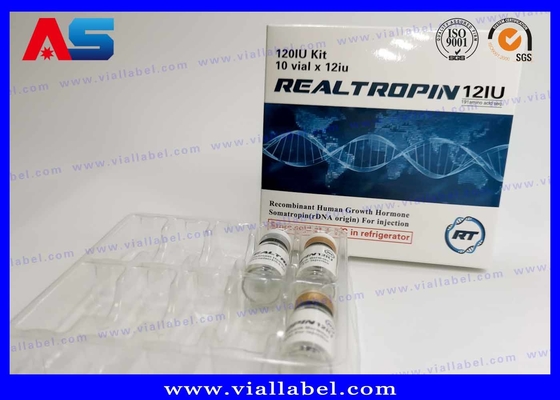 Vial Plastic Pharmaceutical Blister Packaging jetable médical pour la boîte de 10 fioles 1ml/3ml/10ml