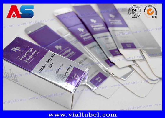 L'aluminium argenté de Muscledevelop a gravé la boîte de rangement en refief de la fiole 10ml de stéroïdes Meditech Muscle Growth d'Injectables
