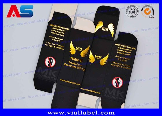 Shinny les boîtes pharmaceutiques argentées de l'aluminium 10mL pour des stéroïdes de bâtiment de muscle BRITANNIQUES