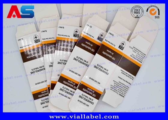 Boîtes vides de fiole du carton 10ml de Pharma pour les bouteilles en verre déplaçant la médecine d'hologramme