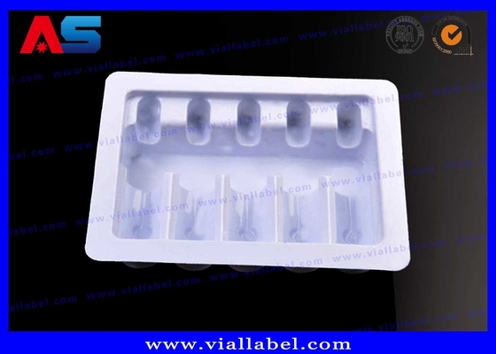 En vente ! Les 10 fioles 2ml transparentes CHOIENT l'expédition libre de boursouflure d'emballage en plastique de plateau