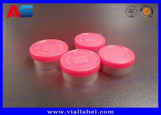 Flacon en verre Bouchon en aluminium avec bouchon en caoutchouc Pour bouteilles de 10 ml / 2 ml galvanisées en noir