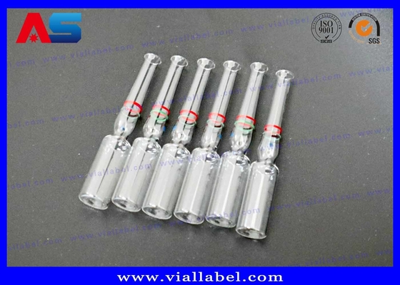 Sterial entassent en vrac la bouteille ambre d'injection intramusculaire d'ampoule de fioles en verre de 10ml 1ml 2ml
