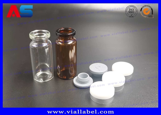 Bouteilles stériles et couvercles petits flacons en verre, baïonnette bouche bouteilles gouttelettes en verre bouchon de scellé