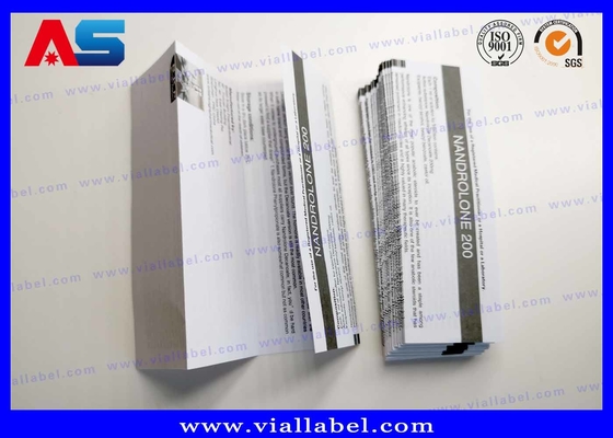 Impression de brochures de peptide en papier, emballage Insérer la description du papier Taille A4