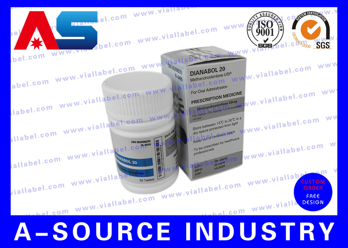 Boîtes de carton de 10 ml de papier pour flacons de médicaments pour peptide d' huile par voie orale Boîtes d' emballage imprimées