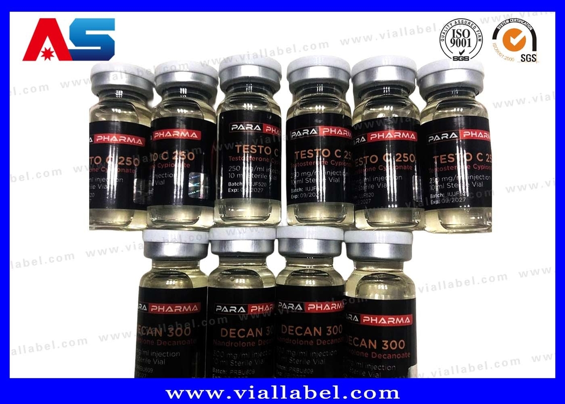 PARA PHARMA Étiquettes de petites bouteilles Impression, étiquettes de 10 ml pour flacons en verre Conception sur mesure