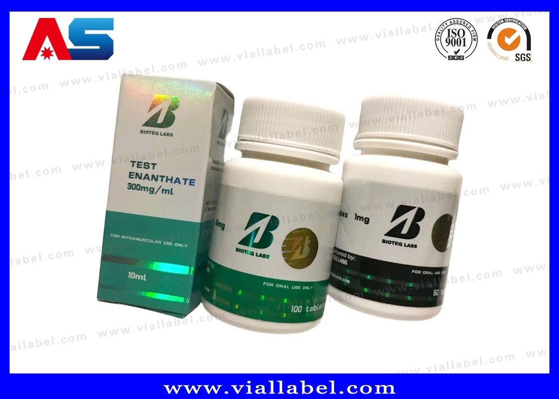 CJC-1295 2 mg 10 ml Adhésif pour flacon à doses multiples Étiquettes pour petites bouteilles Impression holographique au laser