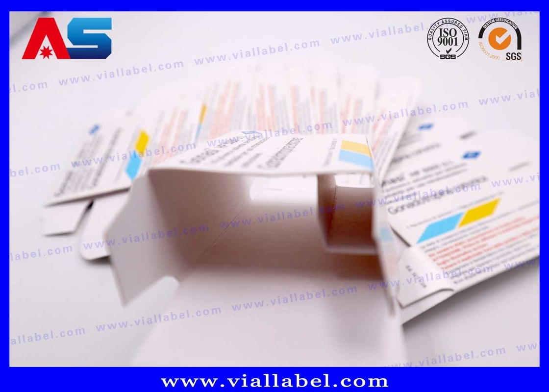 Bouteille en verre sur mesure Boîtes de flacons en papier 10 ml Pour Pregnyl Hcg Boîte d'emballage pharmaceutique