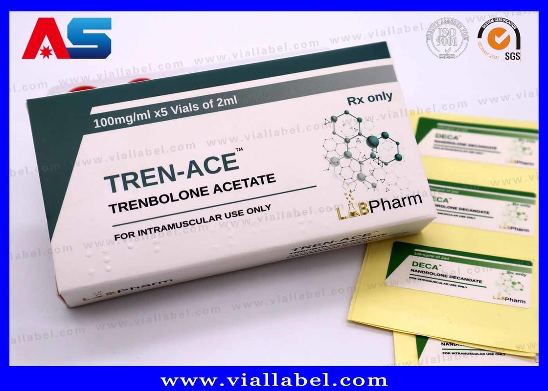 10 ml Vial Boîtes pour emballage pharmaceutique Impression holographique Vente directe écologique personnalisable Livraison rapide