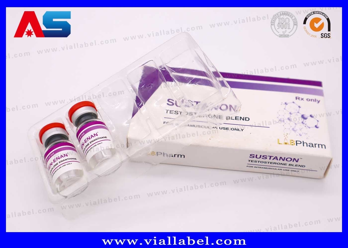Emballage en bulle en plastique personnalisable pour injections pharmaceutiques 10 ml Boîte de maquette disponible