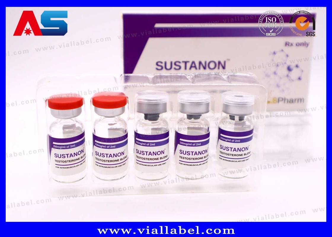 Étiquette de bouteille de peptide GH de haute qualité / Étiquette personnalisée CJC-1295 Impression. MOQ 500. Prix direct d'usine.