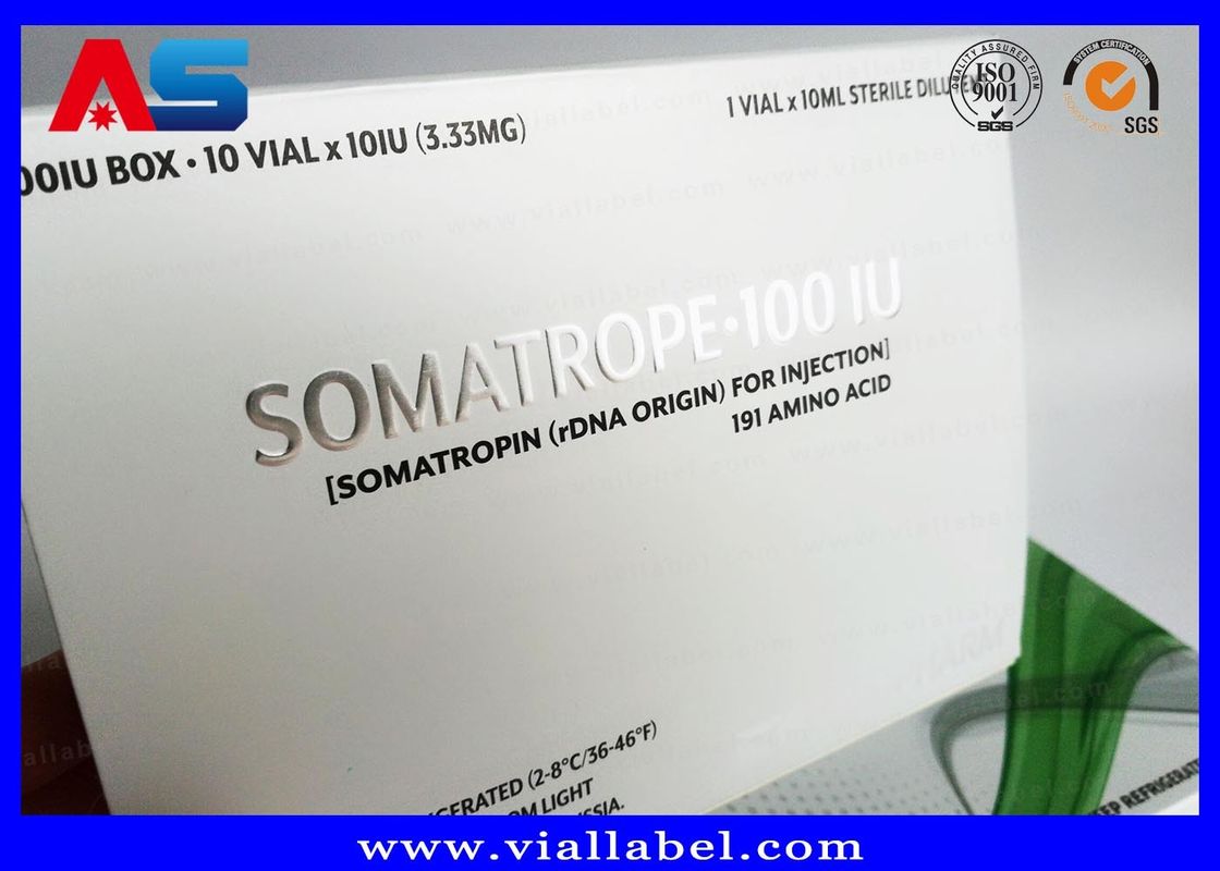 Somatropine Bodybuilding Hcg Comprimés Pilule personnalisée Boîte de pilule / Carton médicament Boîte de carton Boîte de papier
