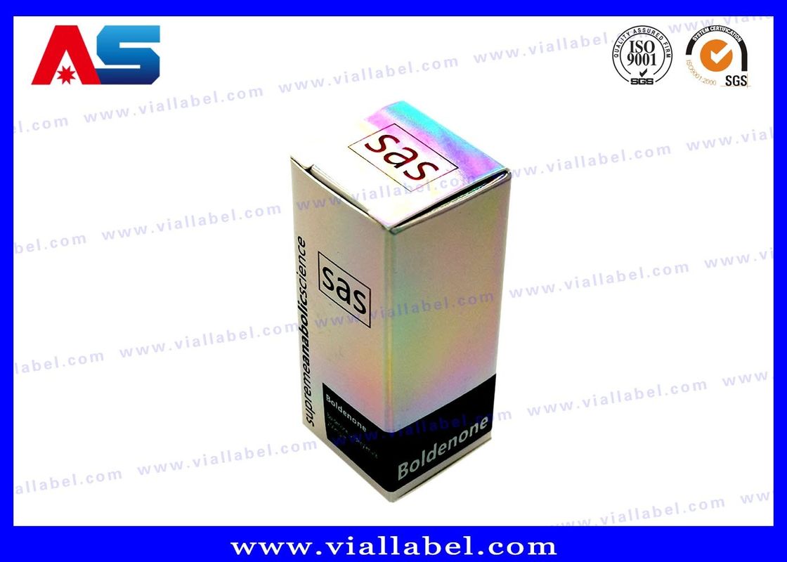 Boîtes pour flacons Holographique Boîtes pour flacons de 10 ml / Boîtes d' emballage pharmaceutique écologique