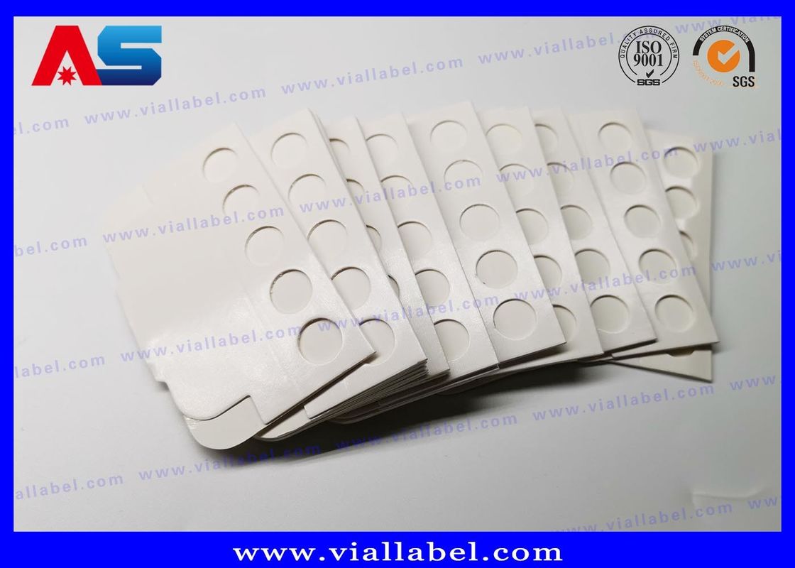 2 ml Amp / Carton en papier blanc Insert pour pharmacie Boîtes d' emballage médical Boîtes de pilule sur mesure