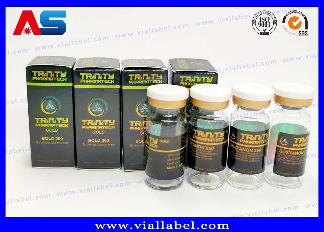 CMYK imprimant 10ml Vial Labels For Glass Medicine fait sur commande met en bouteille