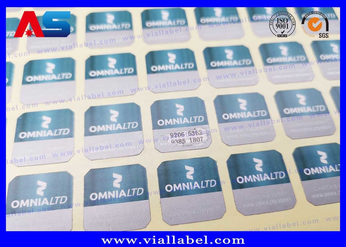 Autocollant de sécurité holographique anti-contrefaçon à conception personnalisée, hologramme 3D void