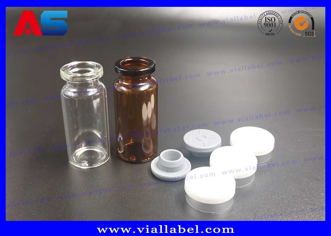 Bouteilles stériles et couvercles petits flacons en verre, baïonnette bouche bouteilles gouttelettes en verre bouchon de scellé