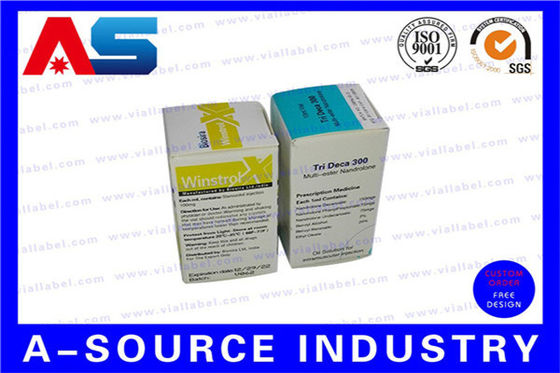 Impression régulière olographe adaptée aux besoins du client de boîtes/boîtes de rangement CMYK de la fiole 10ml