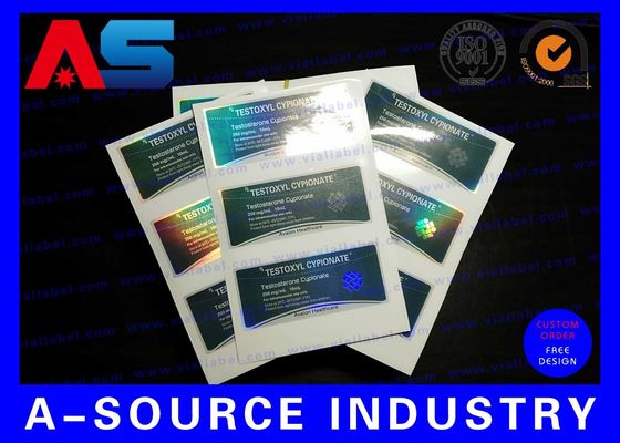 Étiquettes autocollantes pour flacons de pharmacie en plastique imperméable à finition mate pour peptides / Tirz