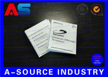 Tract fait sur commande de papier de fabricant de tract imprimant l'impression pliable de notice explicative pour la description de Somatropin Hcg
