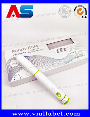 Synedica Green Pen Boîte d'emballage ¢ Casse personnalisée de stylo injecteur peptidique pour Reta stylo injecteur peptidique 40 mg, stylo injecteur Synedica
