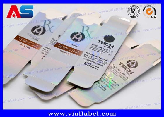 L'aluminium argenté de Muscledevelop a gravé la boîte de rangement en refief de la fiole 10ml de stéroïdes Meditech Muscle Growth d'Injectables